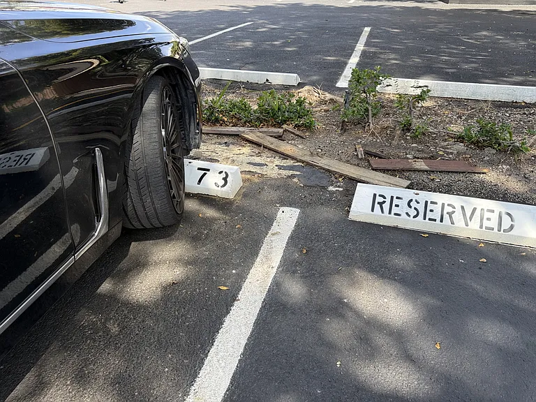 Designated parking space #73