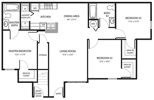 Floor plan 3X2