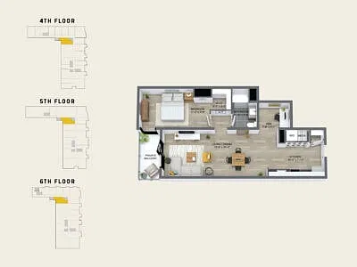 Floor plan 611