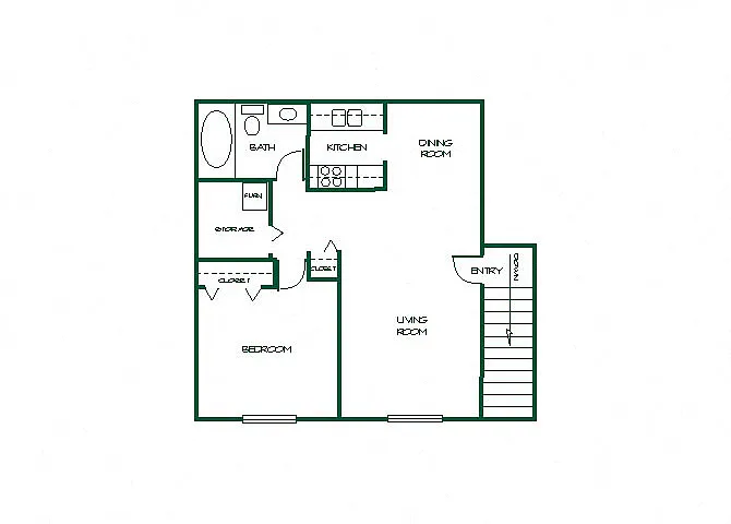 Floor plan One Bedroom