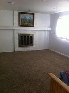 The basement can be yours if you prefer it rather than the master bedroom.