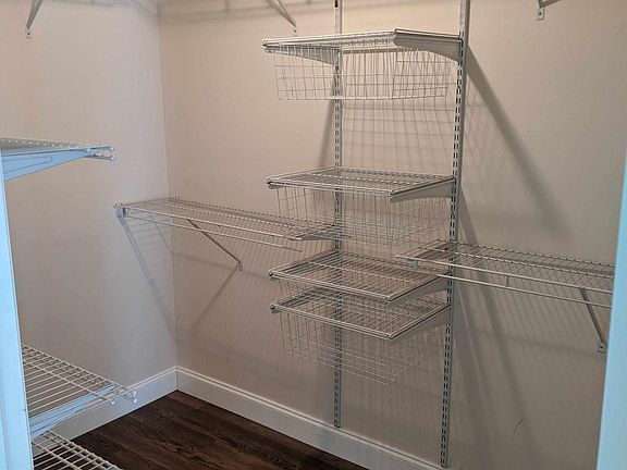 Large master closet.