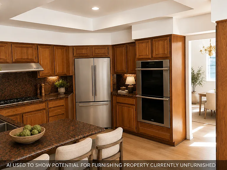 Staged with AI to show potential, property is unfurnished.