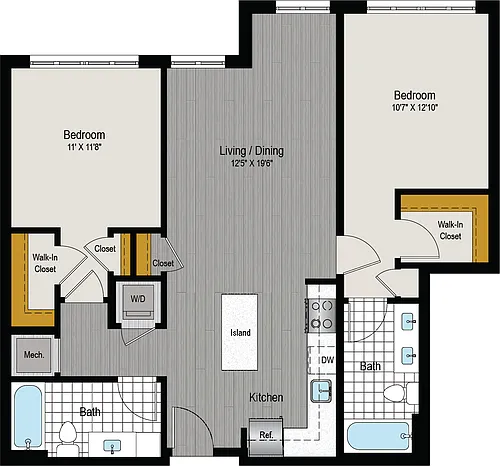 Floor plan B3B