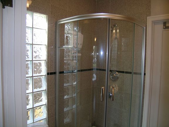 Granite Bath with Designer Shower