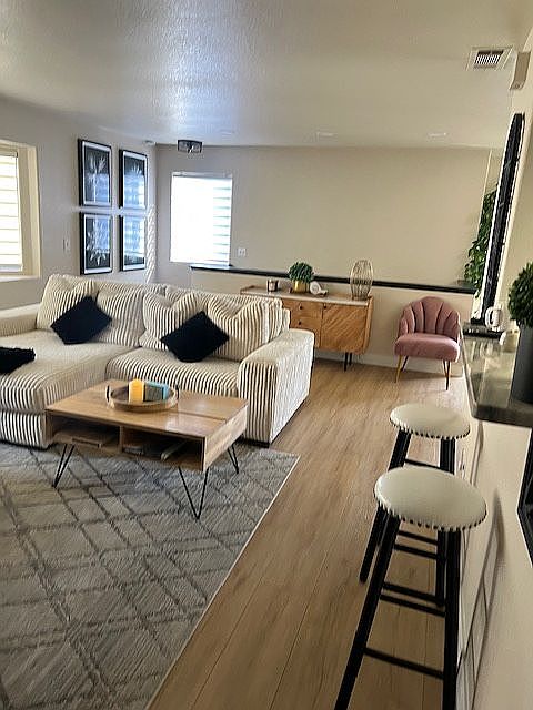 open spacious living room