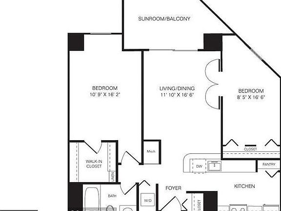 2nd image of 1001 N Vermont St APT 214