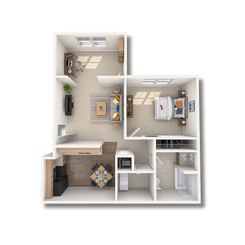 Floor plan 1B (Classic)