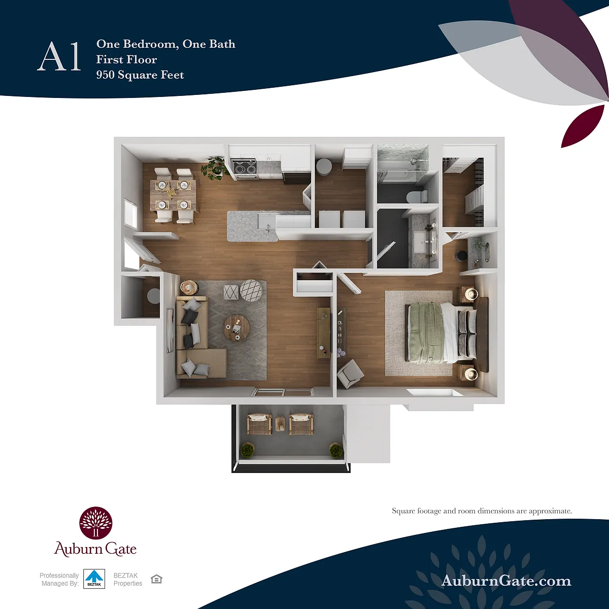 Floor plan A1 Enhanced