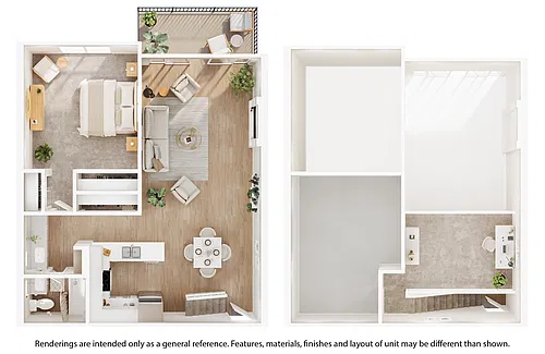 Floor plan A1LE - Renovated