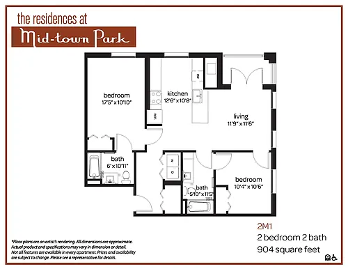 Floor plan 2M1