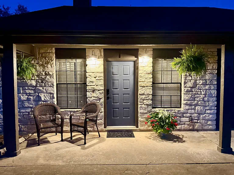 Front door.