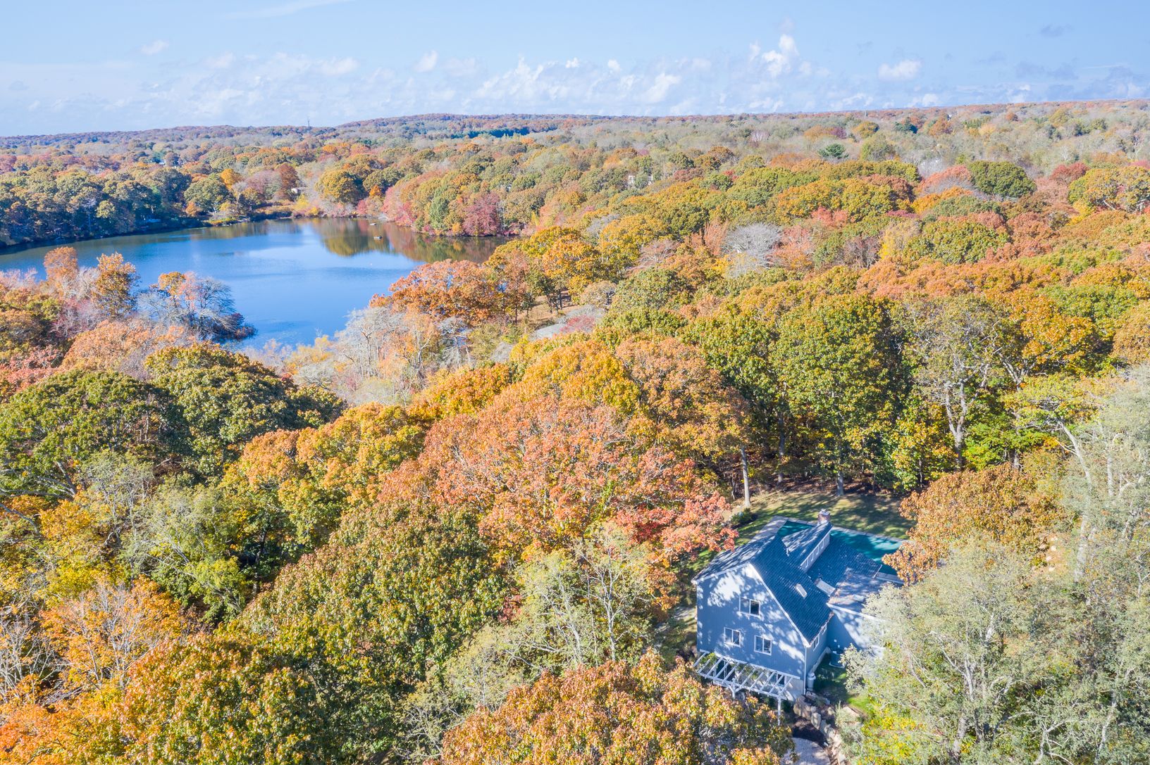  Protected land and fresh water lake across the street.