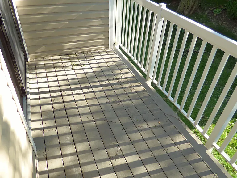 Private patio off master bedroom