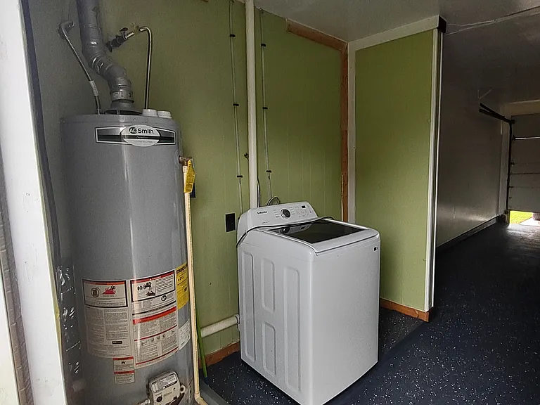 Washer and dryer area