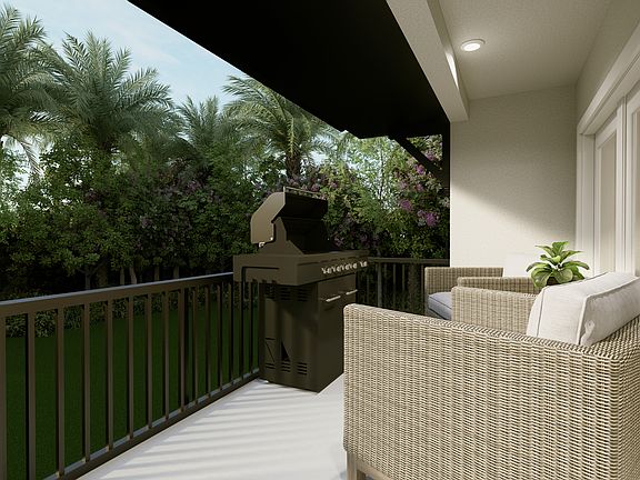 Private Covered Balcony