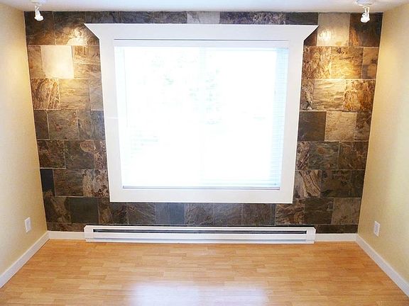 Slate Accent Wall in Living Room