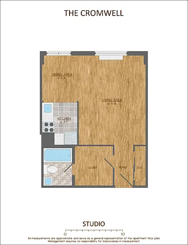 Floor plan Studio Small