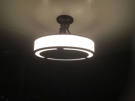 CEILING FAN IN PORCH