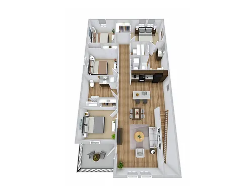Floor plan 4 Bedroom