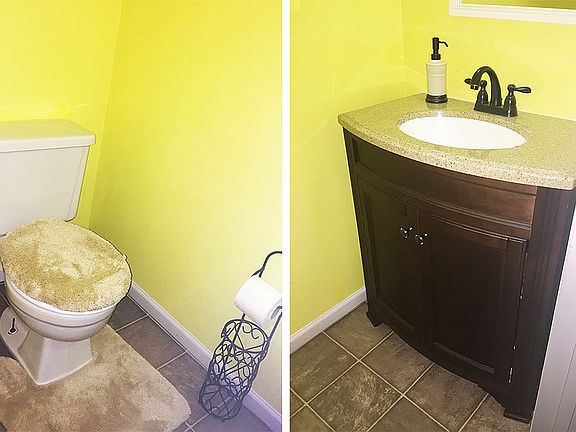 Downstairs half bath