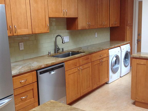 kitchen with marble countertops