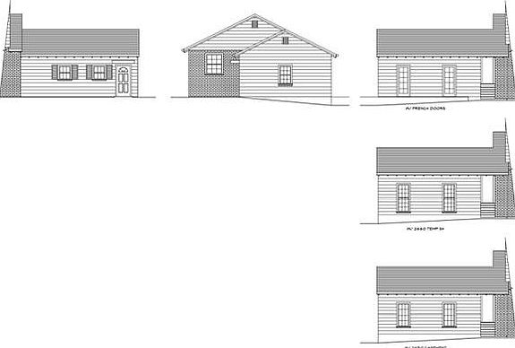 Architect_s elevations of new apartment.