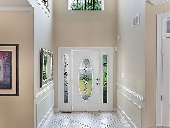 Two story foyer.