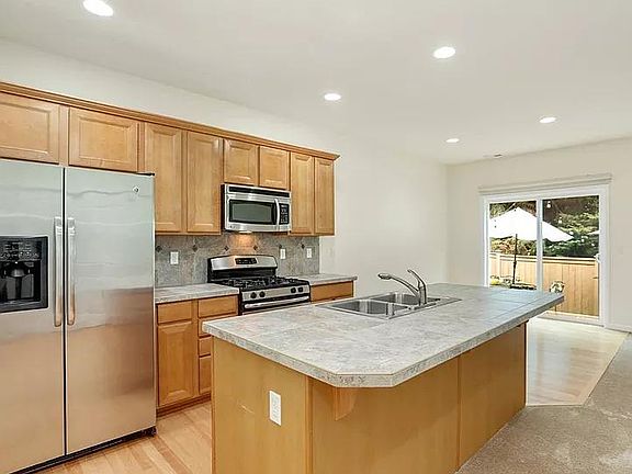 Kitchen with stainless steel appliances, and lots of counter and cabinet space