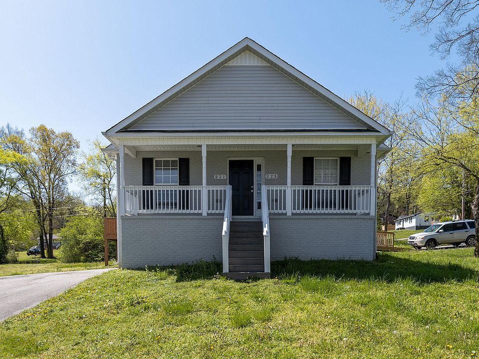 House Exterior: Right Side is 223 Elaine Dr.