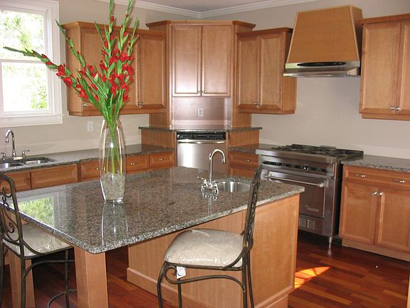 Chef's kitchen with industrial six burner gas stove