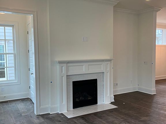 Fireplace in common area