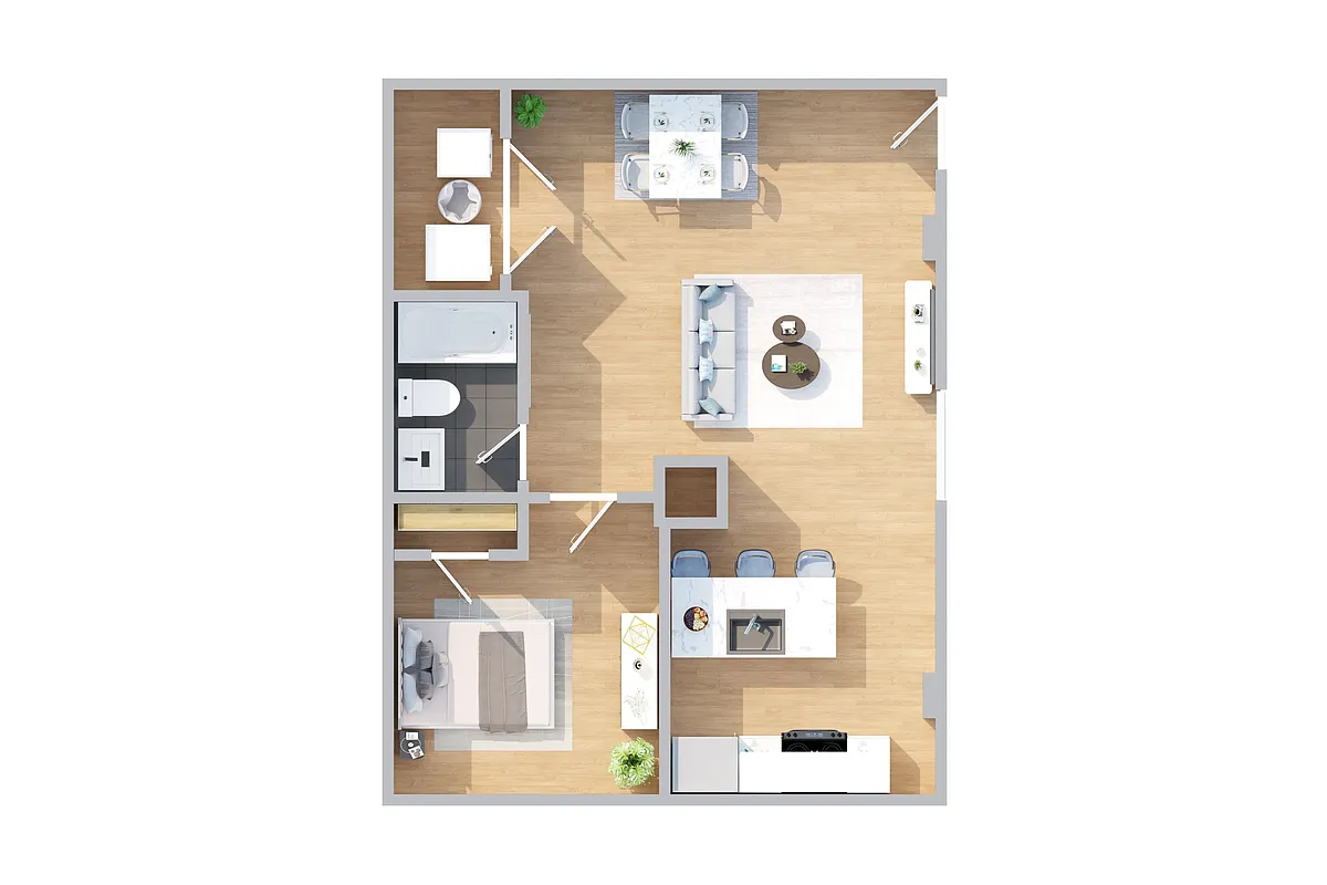 Floor plan 206