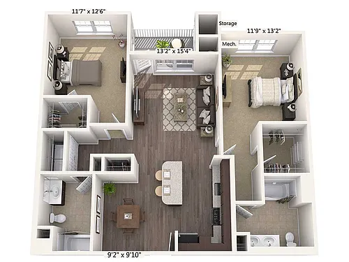 Floor plan B4