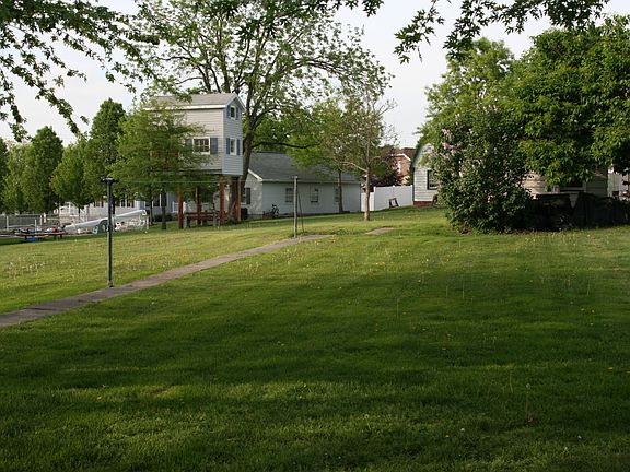 large backyard with shade