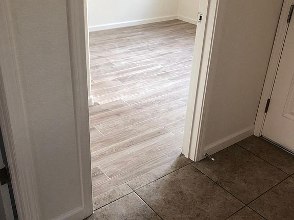 Room downstairs (with new tile)