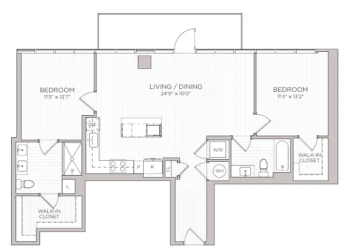 Floor plan B5 2B - Penthouse