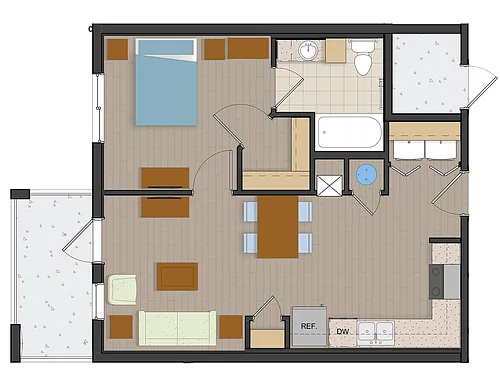 Floor plan Cayo Cove