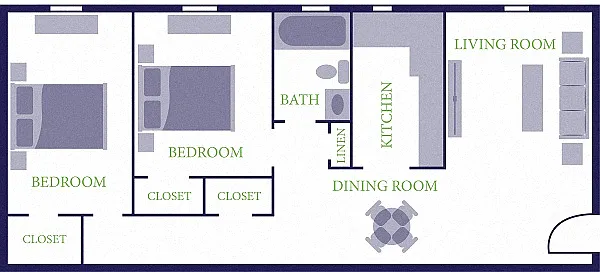 Floor plan The Walnut
