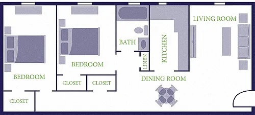 Floor plan The Walnut