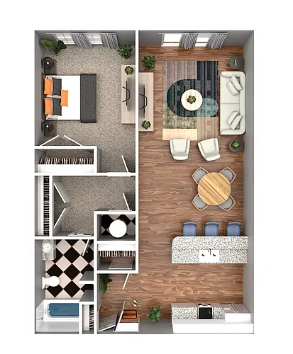 Floor plan Kirkpatrick