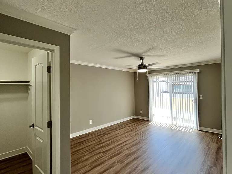 Master Bedroom, Closet and Enclosed Patio