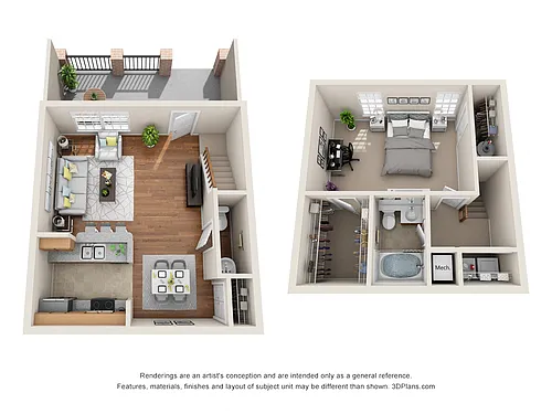 Floor plan The Addington