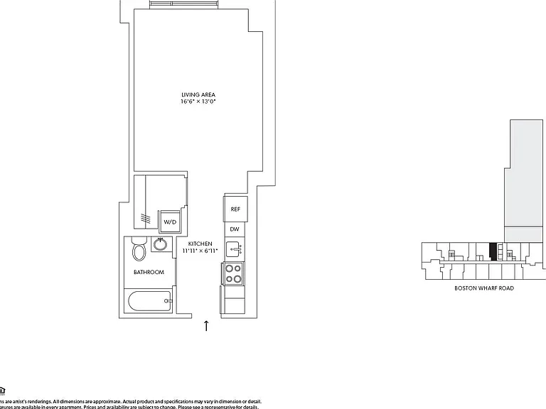 E23 floor plan Watermark Seaport