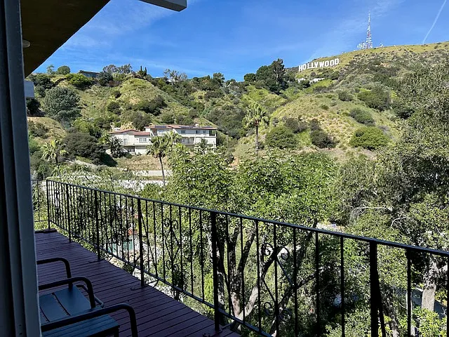 Relax and enjoy your coffee from the deck.