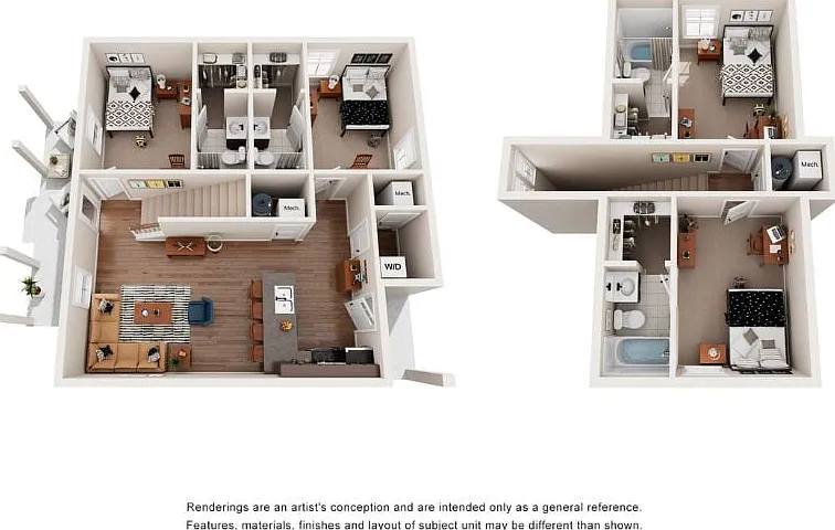 Explore this contemporary two-level layout, perfect for modern family living. Explore this contemporary two-level layout, perfect for modern family living.