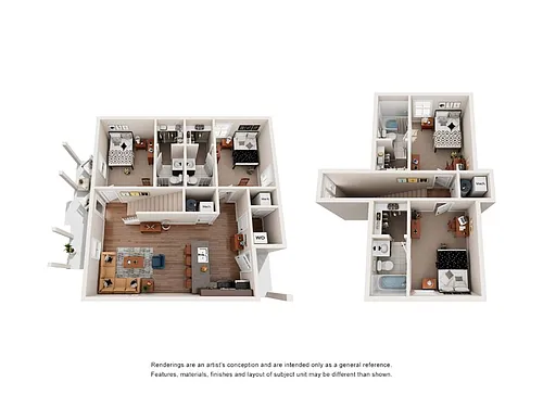 Floor plan Four Bedroom Cottage