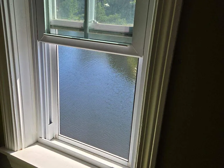 Lake view from the stairs.