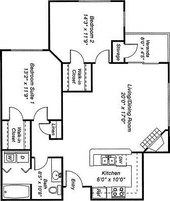 Floor plan Alder B2