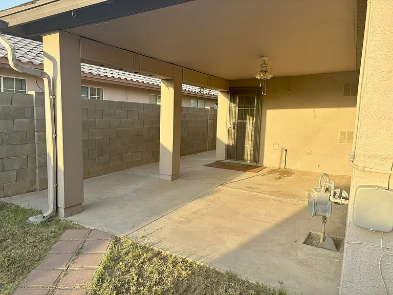 Back patio